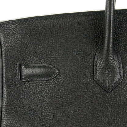 Hermes Taurillon Clemence Birkin 35 Black 20 of 27