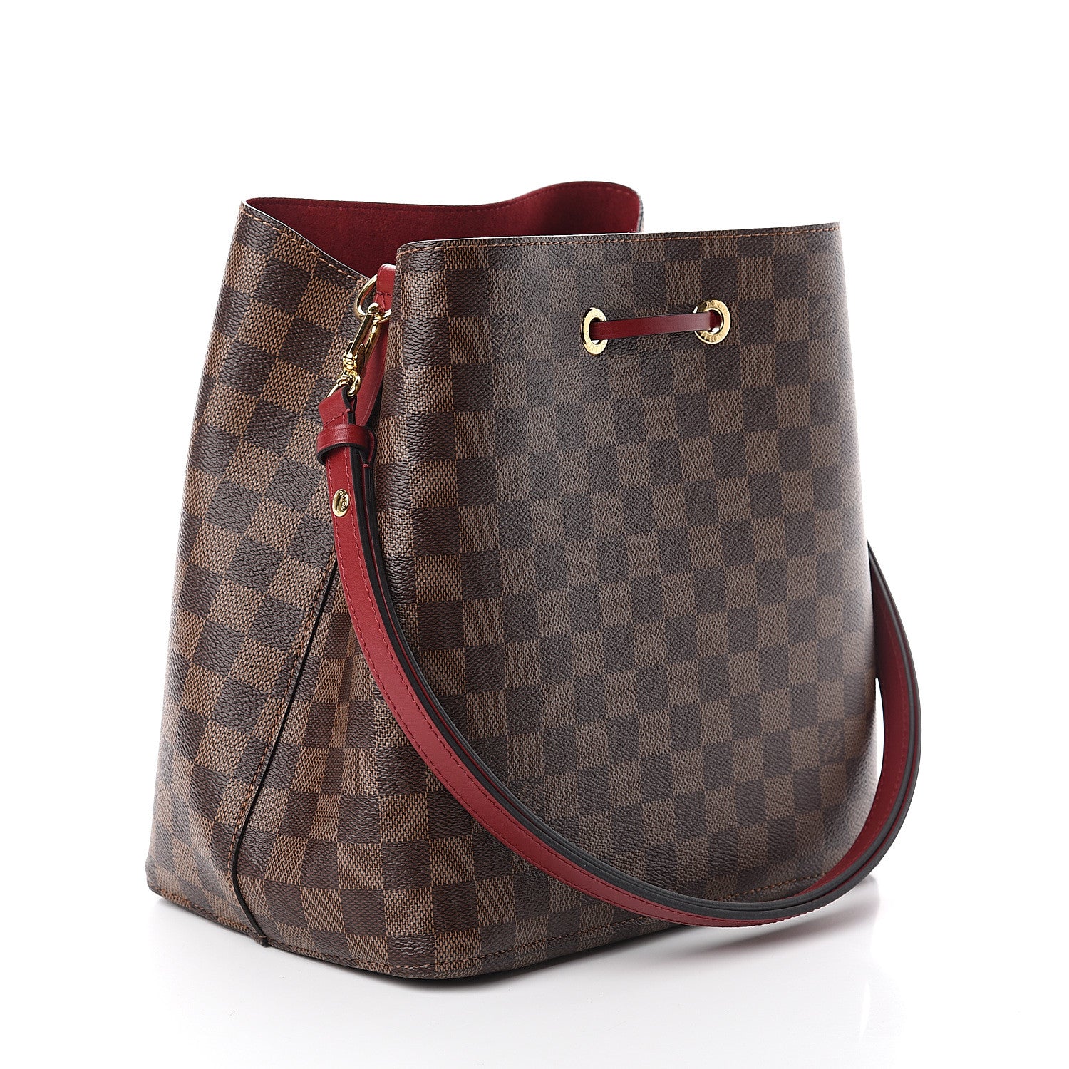 Louis Vuitton Damier Ebene Neonoe MM Cherry Berry 2 of 8