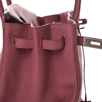 Hermes Taurillon Clemence Birkin 40 Bois de Rose 27 of 34
