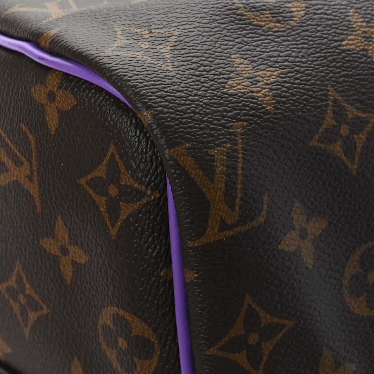 Monogram Macassar LV Colormania Keepall Bandouliere 50 Purple
