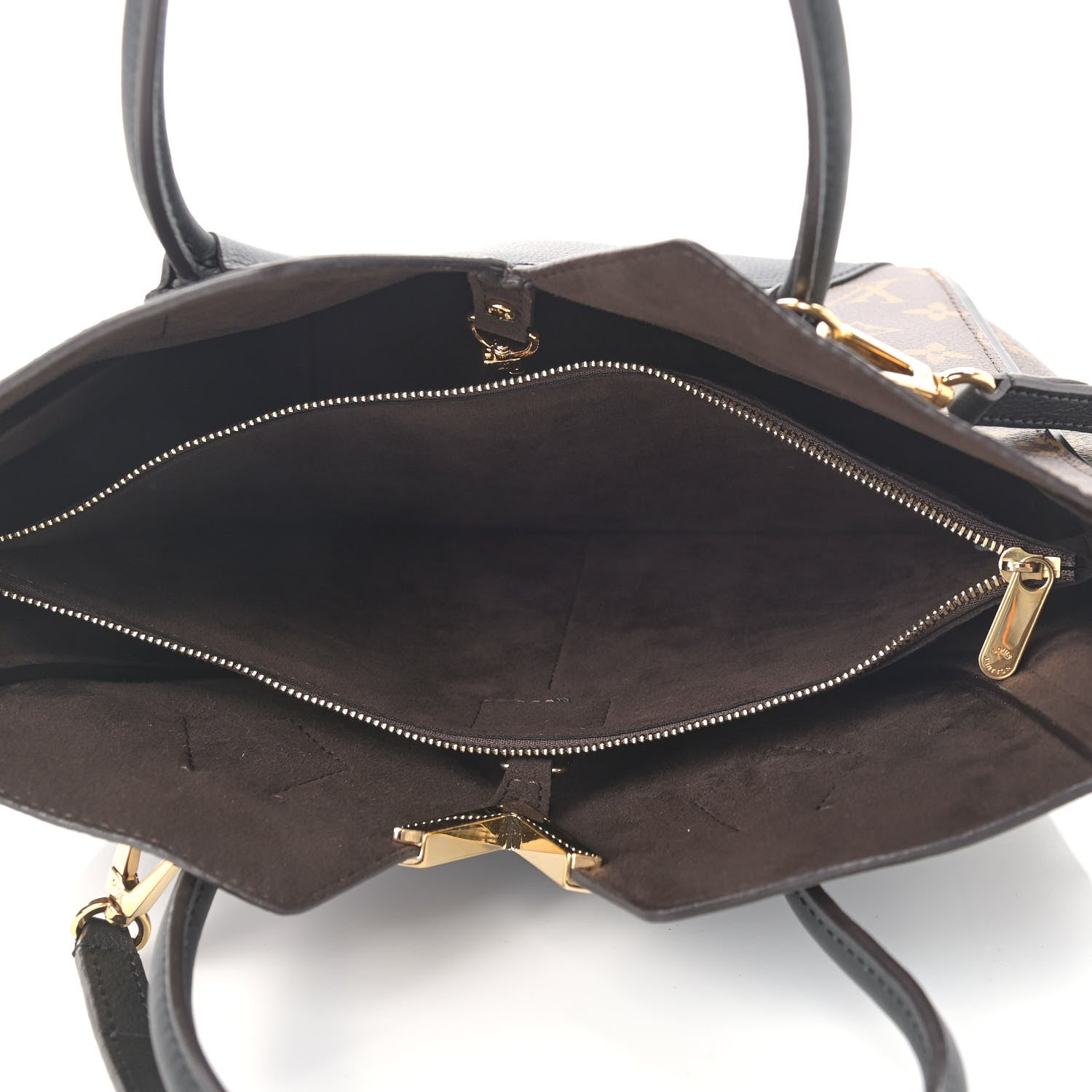 Louis Vuitton Calfskin Monogram Kimono Tote PM Black 5 of 10