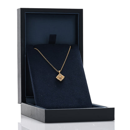 Buccellati 18K Yellow Gold Mother of Pearl Small Opera Tulle Pendant Necklace 5 of 5