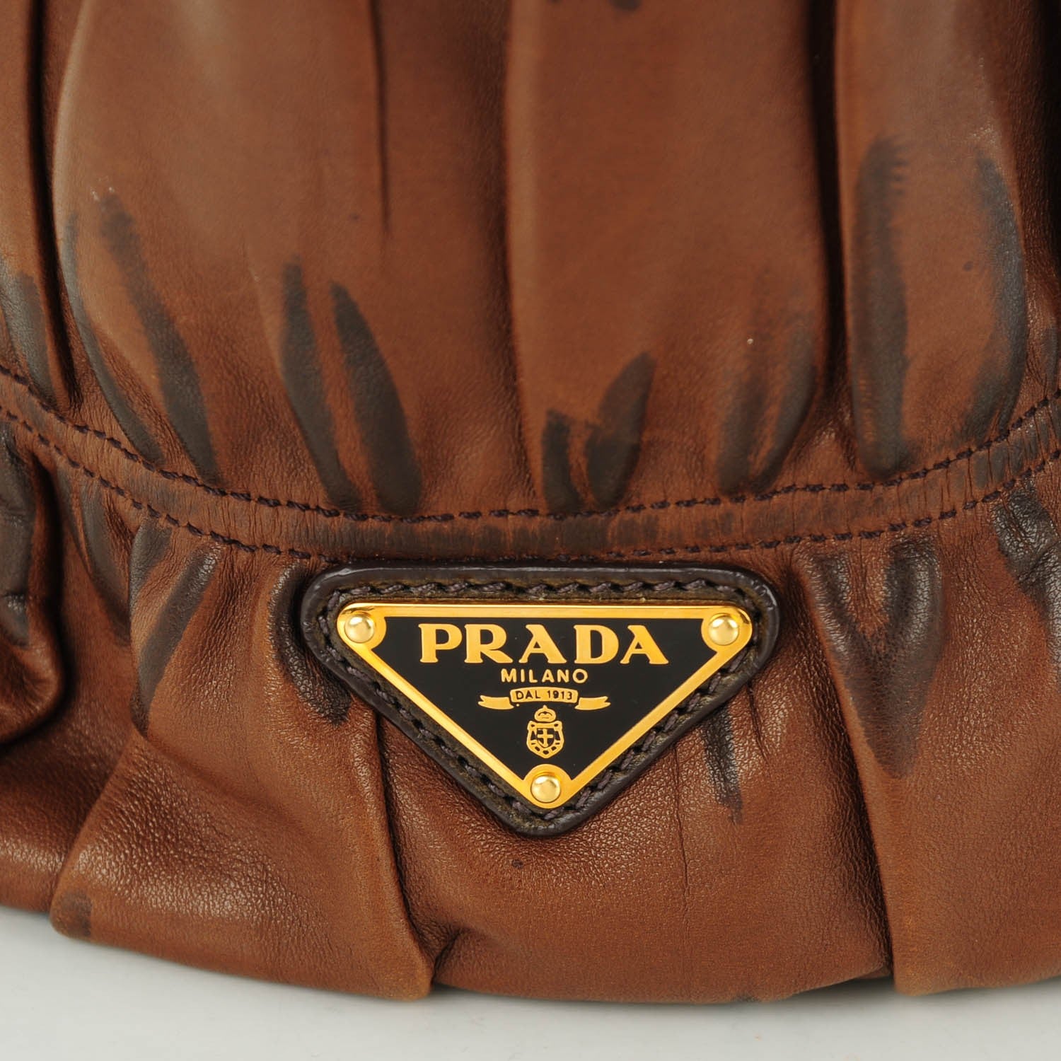 Prada Nappa Gaufre Hobo Noce 5 of 8