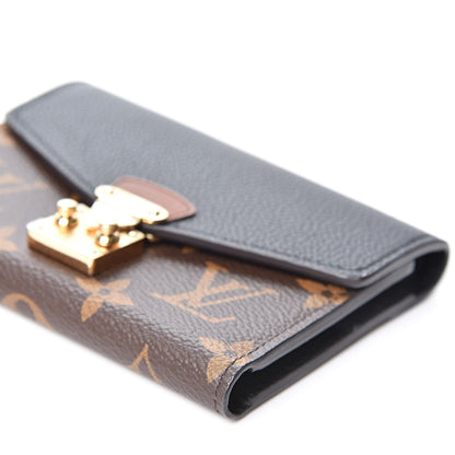 Louis Vuitton Monogram Pallas Compact Wallet NM Black 6 of 10