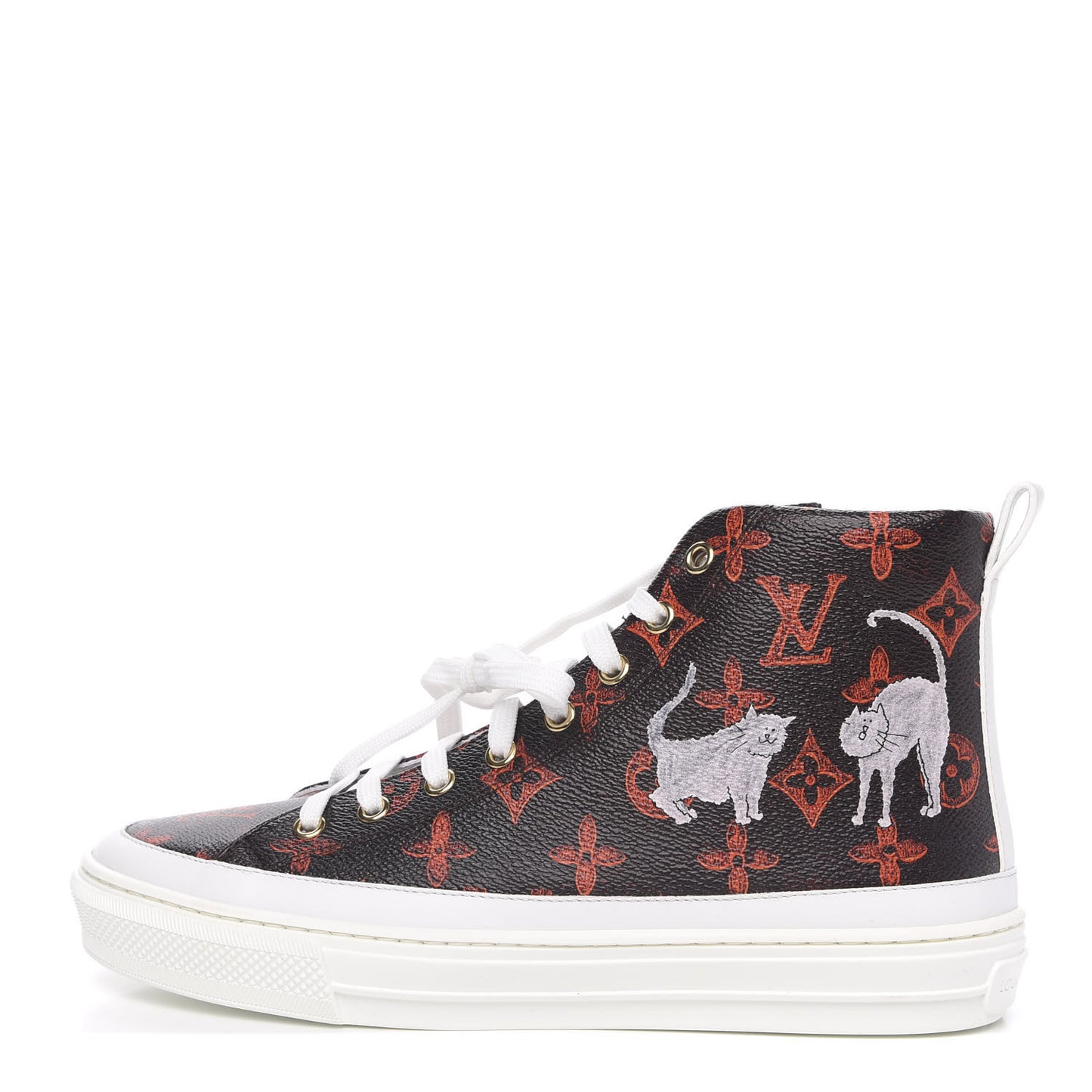 Catogram Stellar Sneaker Boots 38 Marron