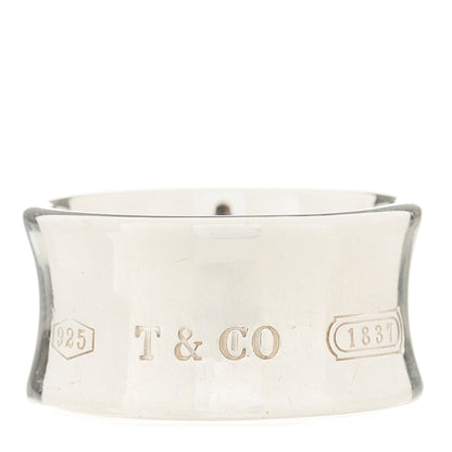 Tiffany Sterling Silver Wide 1837 Ring 60 9.25 1 of 7