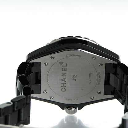 Chanel Stainless Steel Ceramic 41mm J12 Automatic Watch Black 6 of 8