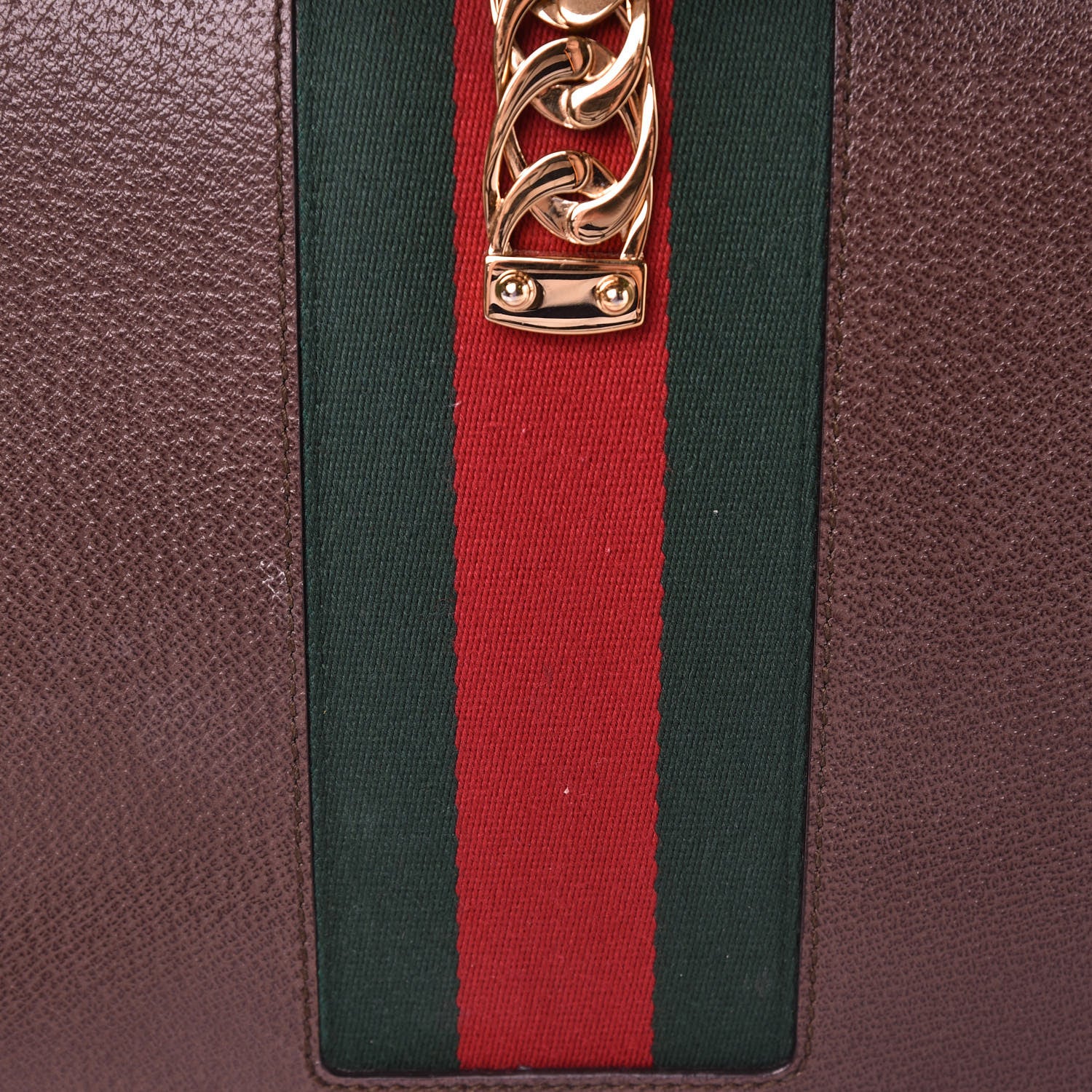 Gucci Calfskin Embroidered Medium Sylvie Top Handle Bag New Acero Multicolor 13 of 14