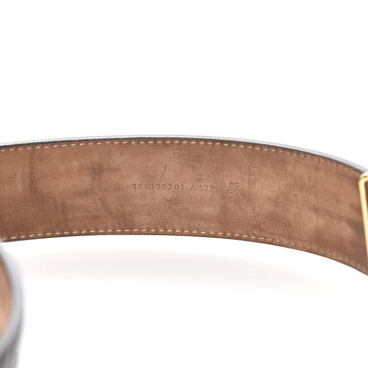 Fendi Vitello F is Fendi Bi-Color FF 1974 Embossed Belt 85 34 Maya Black 7 of 8