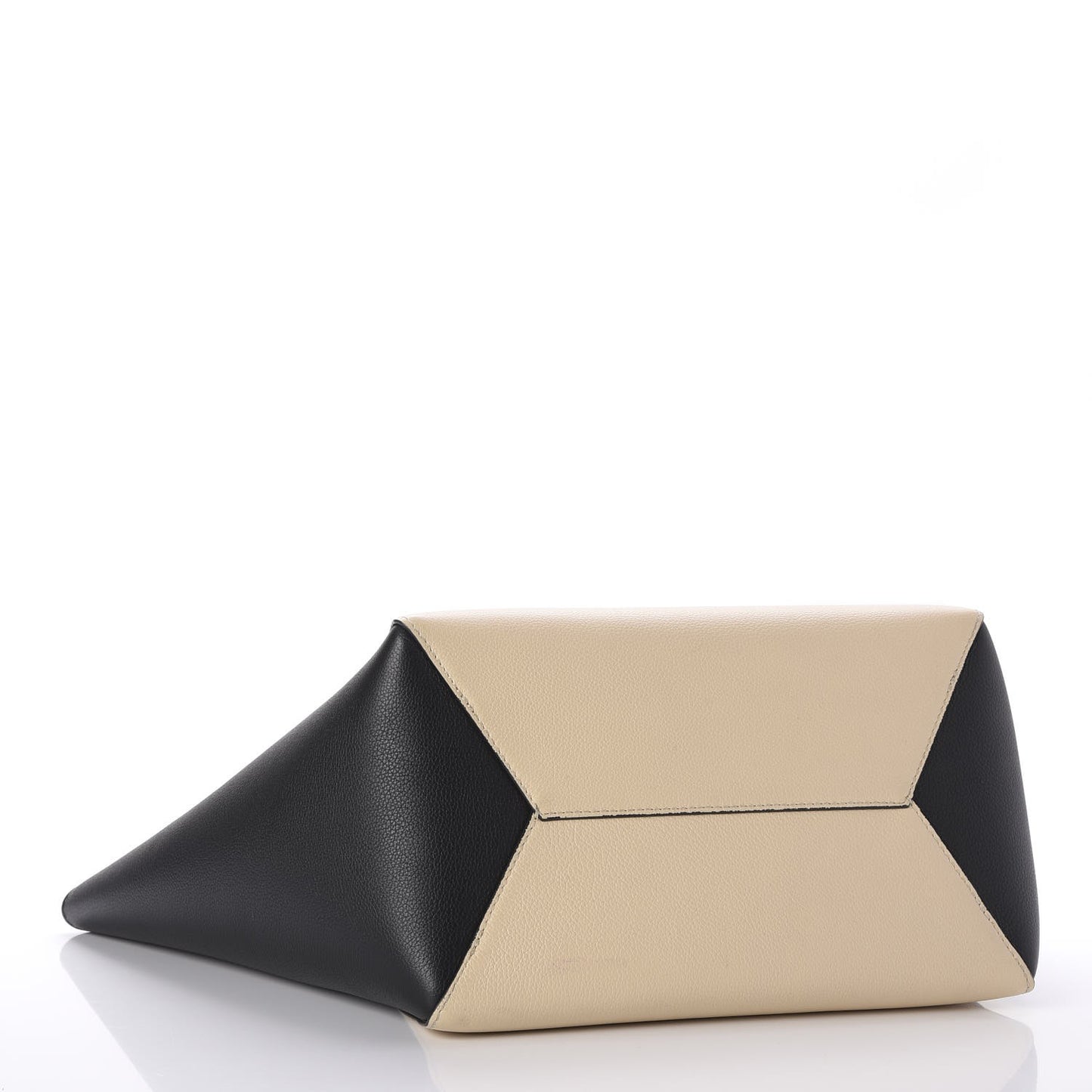 Calfskin Lockme Cabas Vanille Black
