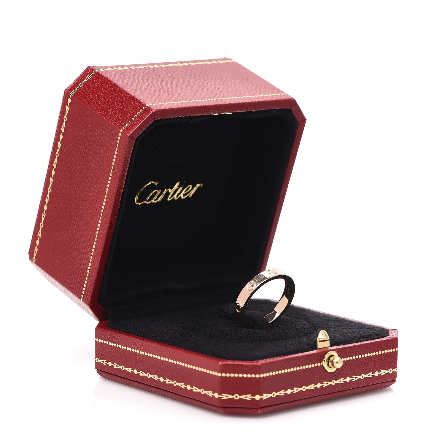 Cartier 18K Pink Gold 3.5mm LOVE Wedding Band Ring 57 8 4 of 4