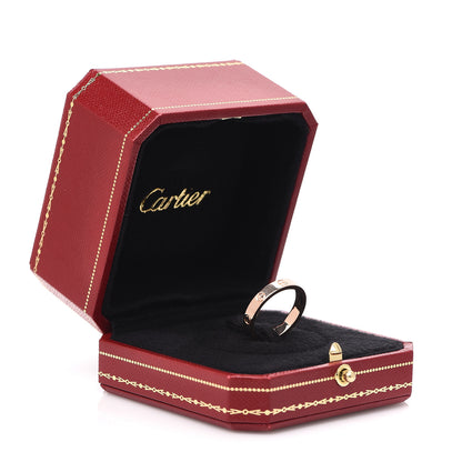 Cartier 18K Pink Gold 3.5mm LOVE Wedding Band Ring 57 8 4 of 4