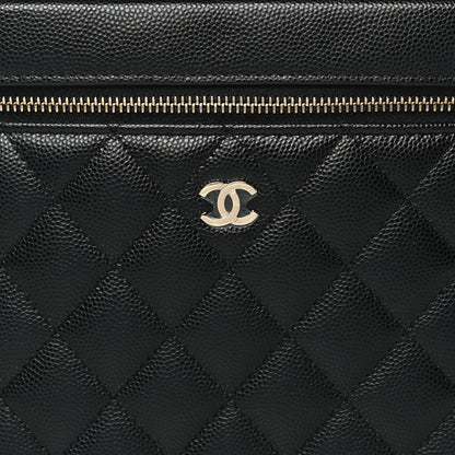 Chanel Caviar Quilted Large Vanity Pouch Black 9 of 12