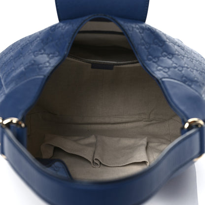 Gucci Guccissima Medium Emily Hobo Blue 5 of 11