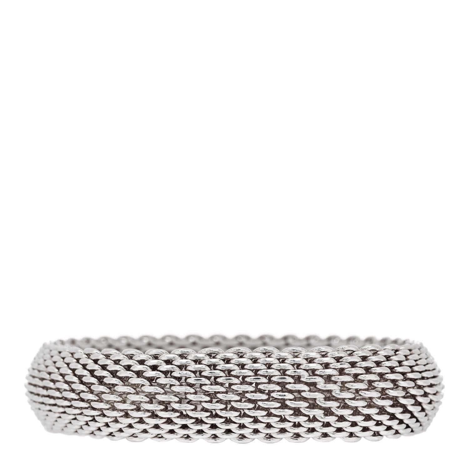 Tiffany Sterling Silver Somerset Mesh Bracelet 2 of 3
