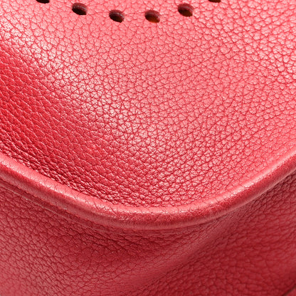 Hermes Taurillon Clemence Evelyne GM Rouge 8 of 10
