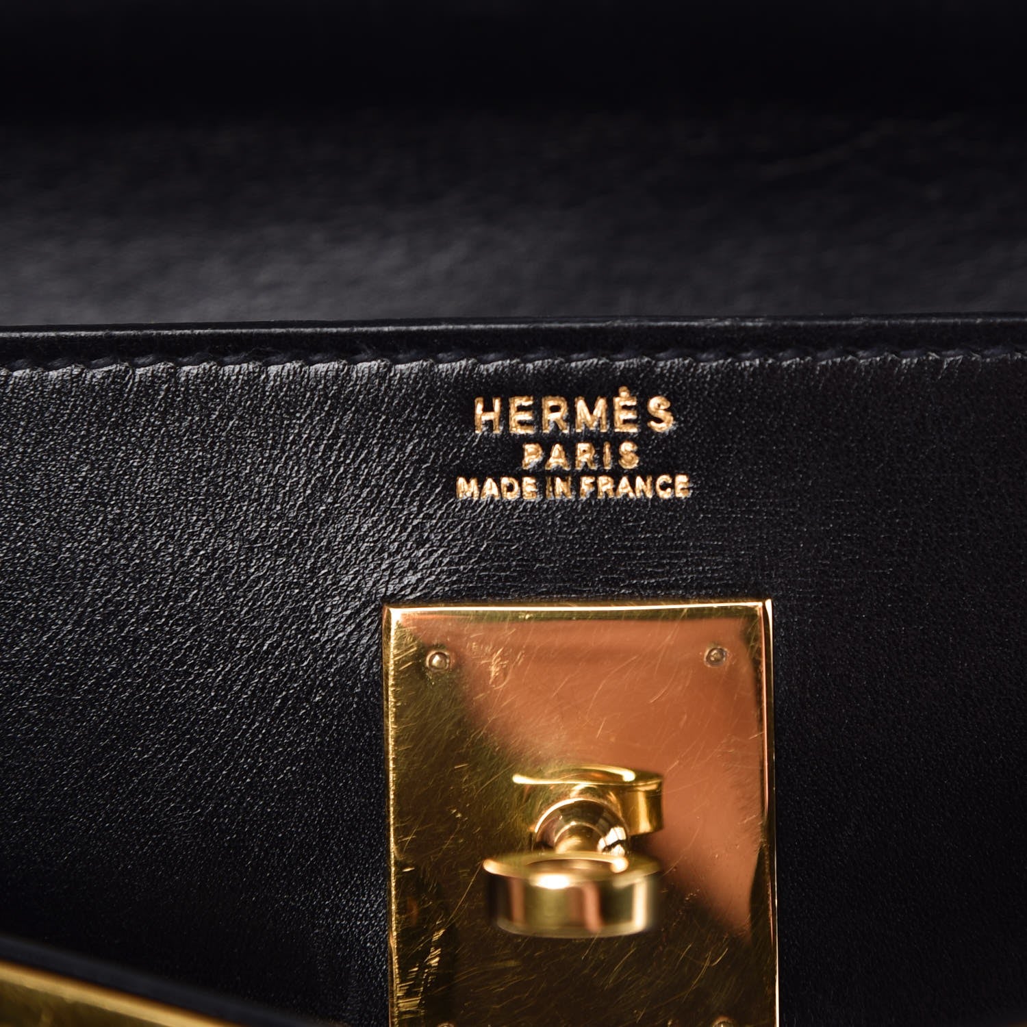 Hermes Box Kelly Retourne 32 Black 6 of 11