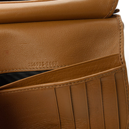 Gucci Guccissima Signature Dice Compact Trademark Wallet New Banana 9 of 11