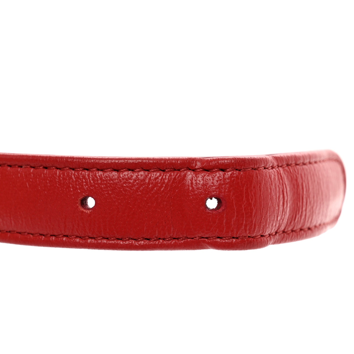 Chanel Lambskin Quilted Chain Infinity Waist Belt Bag Red 10 of 12