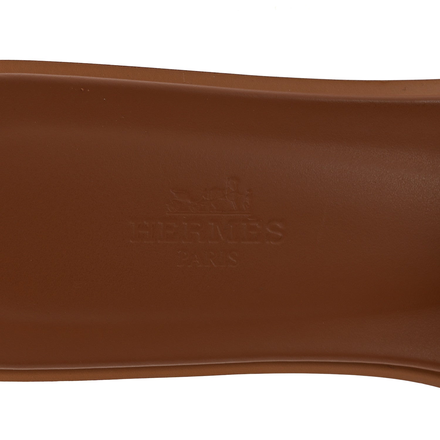 Hermes Box Calfskin Oran Sandals 39 Gold 8 of 9