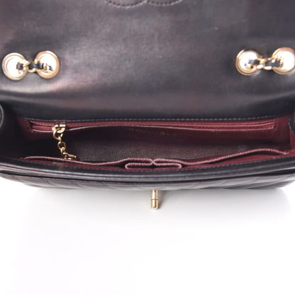 Chanel Lambskin Chevron Quilted Small Single Flap Black 6 of 15