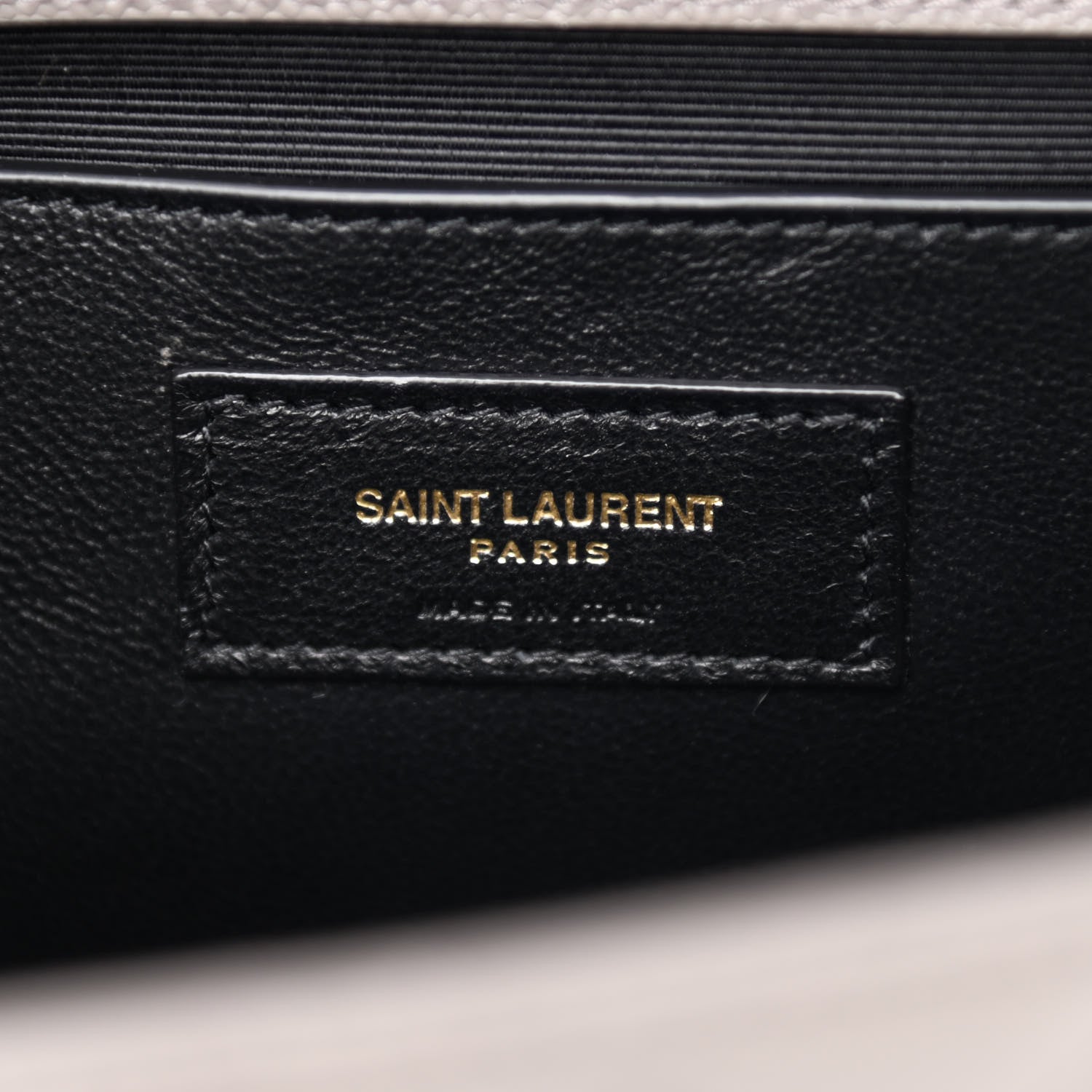 Saint Laurent Grain De Poudre Textured Mixed Matelasse Medium Triquilt Monogram Satchel Earth 6 of 10