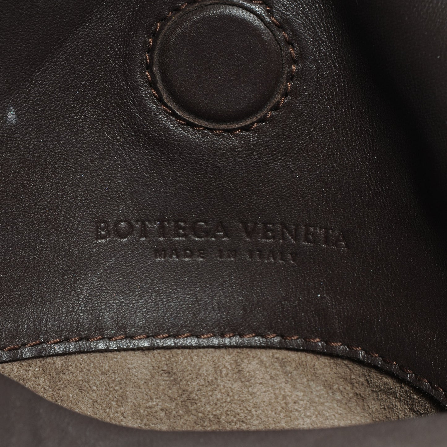 Nappa Intrecciato Large Campana Hobo Ebano
