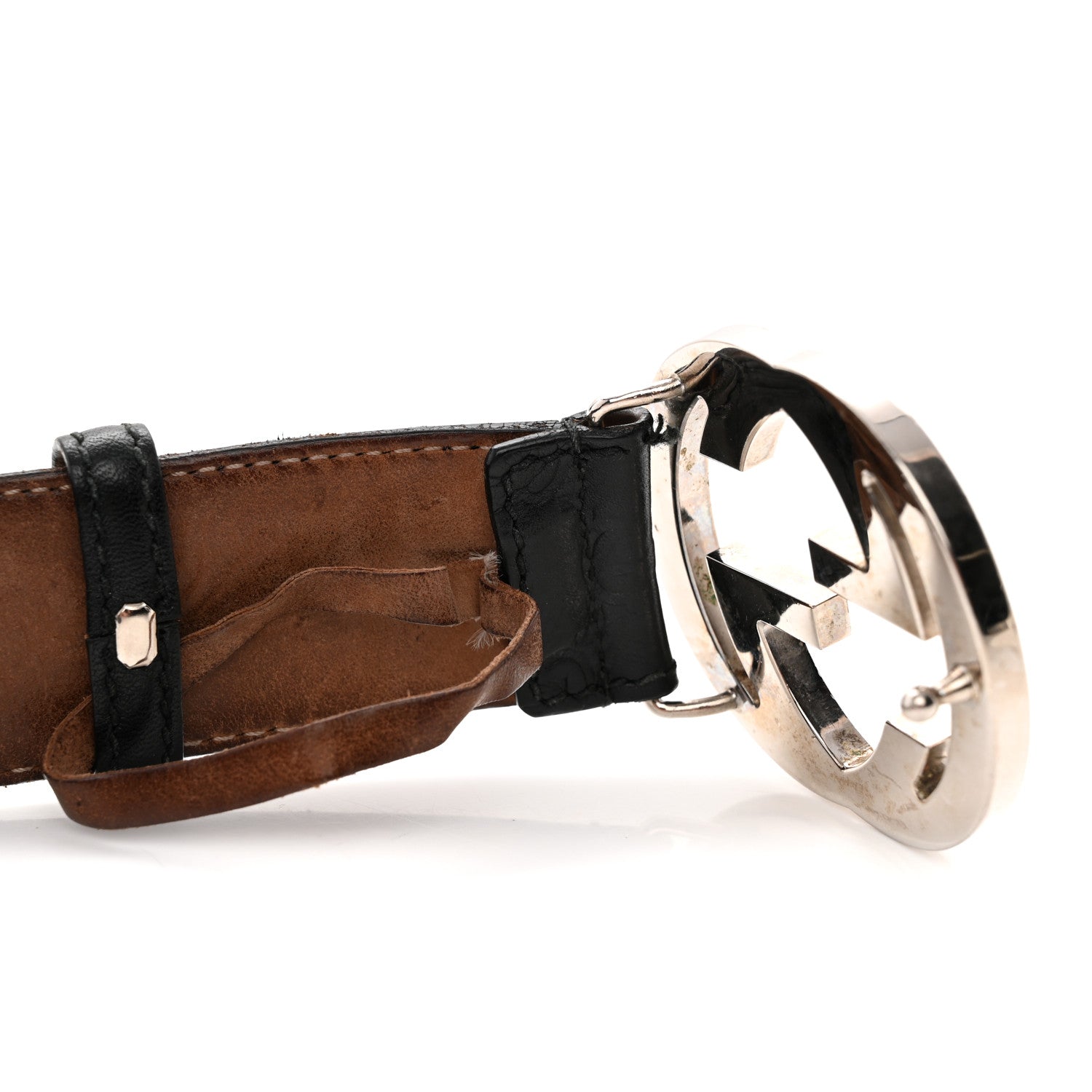 小物 Gucci Guccissima Interlocking G Belt Gucci Guccissima Interlocking G Belt 85 34 Black 1917446