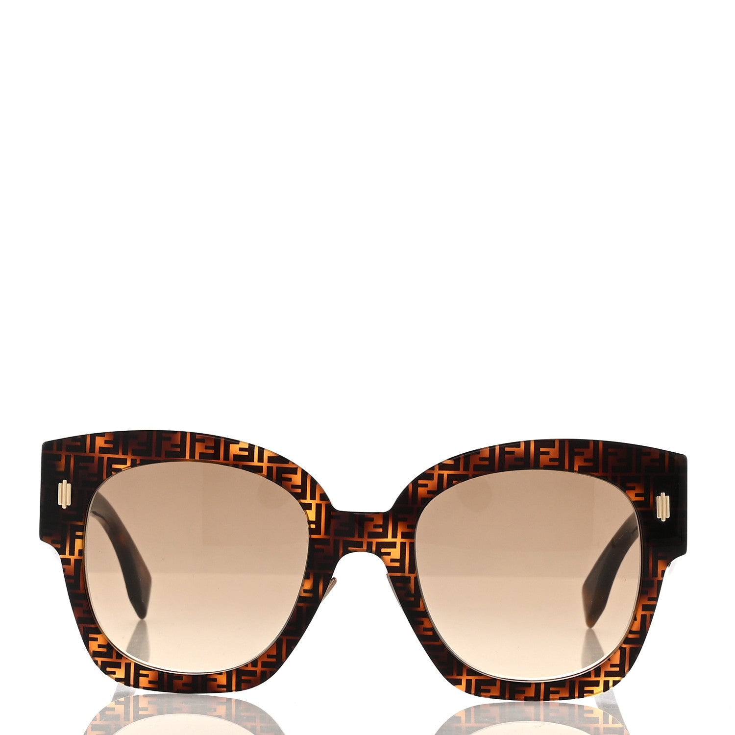 Fendi Acetate FF Sunglasses FF 0458/G/S Tortoise 2 of 8