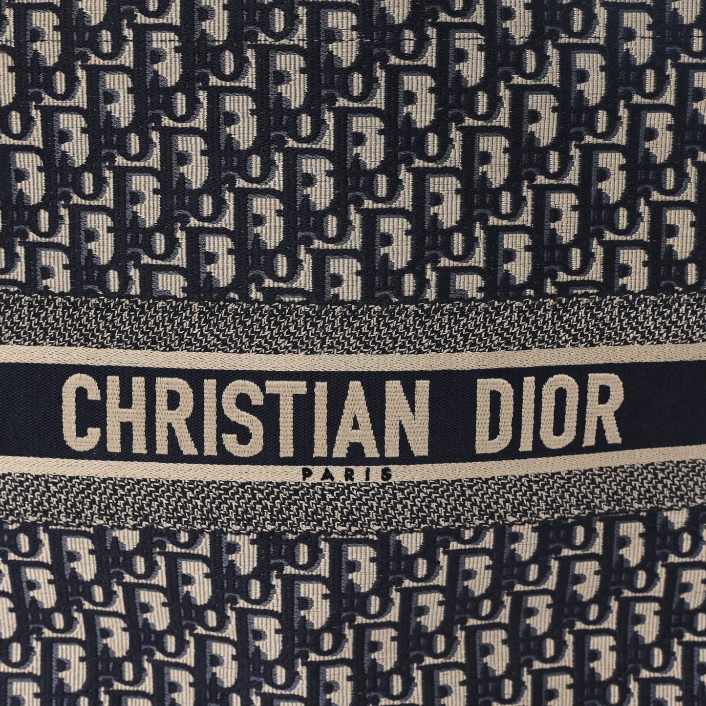 Oblique Large Book Tote Blue Multicolor