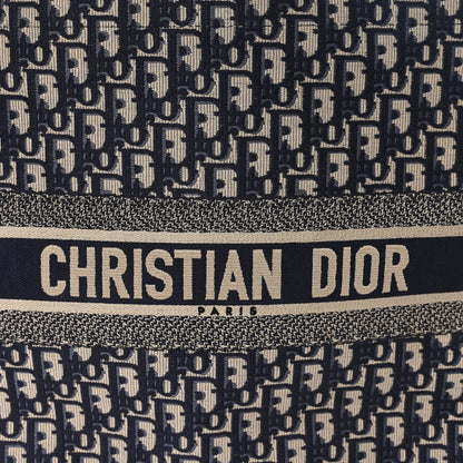 Christian Dior Oblique Large Book Tote Blue Multicolor 7 of 12
