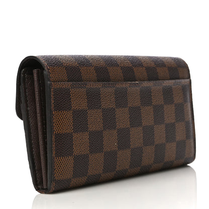 Louis Vuitton Damier Ebene Sarah Wallet NM 3 of 11