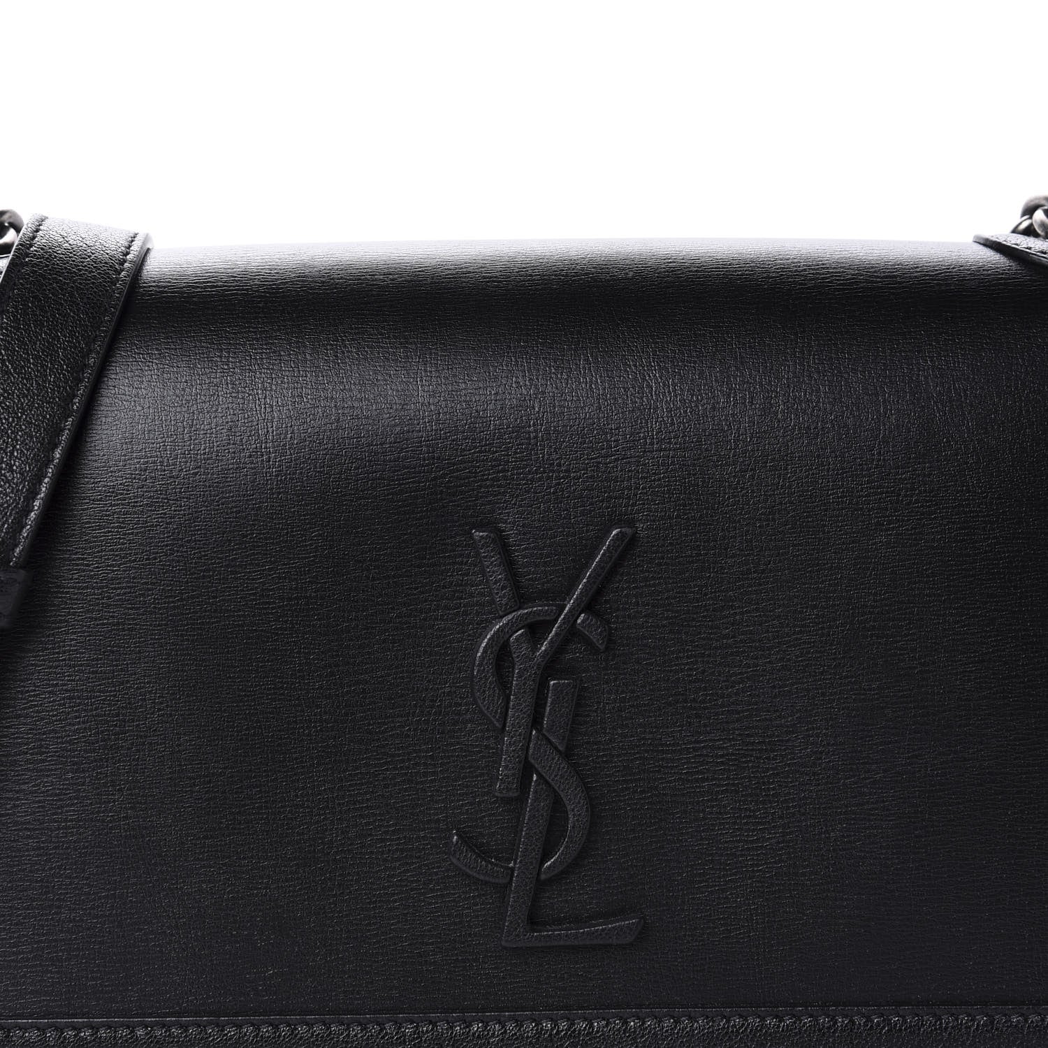 Saint Laurent Calfskin Monogram Book Bag Black 11 of 11