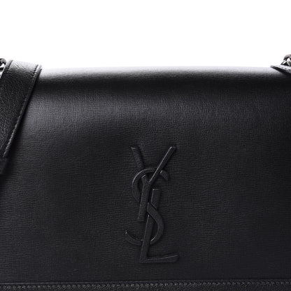 Saint Laurent Calfskin Monogram Book Bag Black 11 of 11