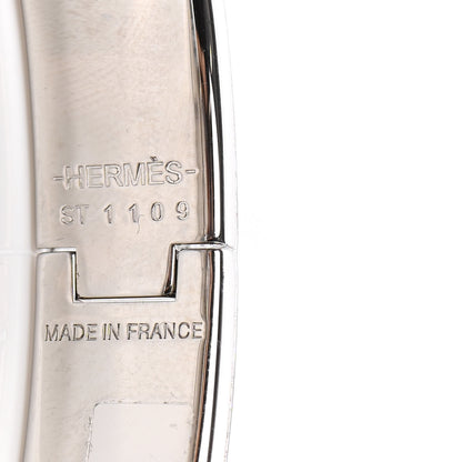 Hermes Enamel Clic Anneau Bracelet PM Marron Glace 4 of 5