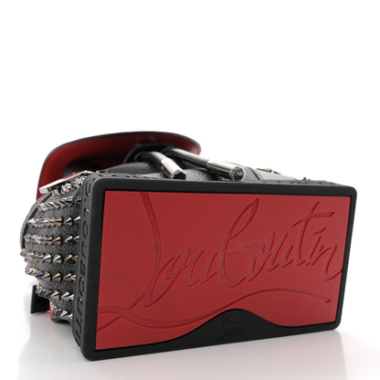 Christian Louboutin Calfskin Spiked Small Explorafunk Backpack Black 4 of 10
