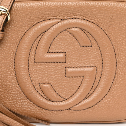 Gucci Pebbled Calfskin Small Soho Disco Bag Rose Beige 8 of 11