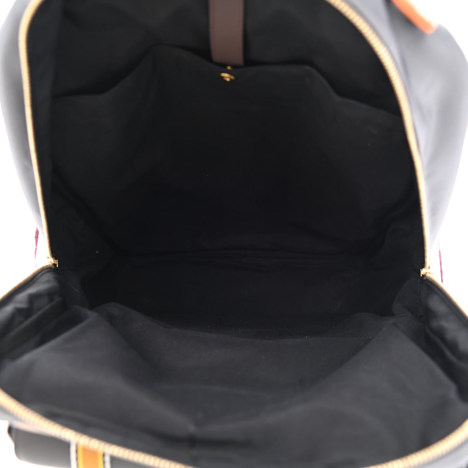 Fendi Nylon Fabric Jacquard Suede FF Explorer Backpack Tobacco Multicolor 5 of 9