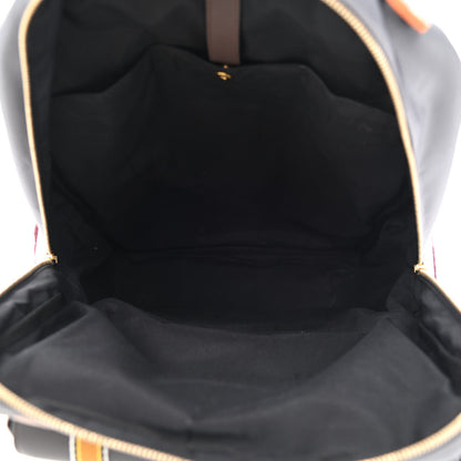 Fendi Nylon Fabric Jacquard Suede FF Explorer Backpack Tobacco Multicolor 5 of 9
