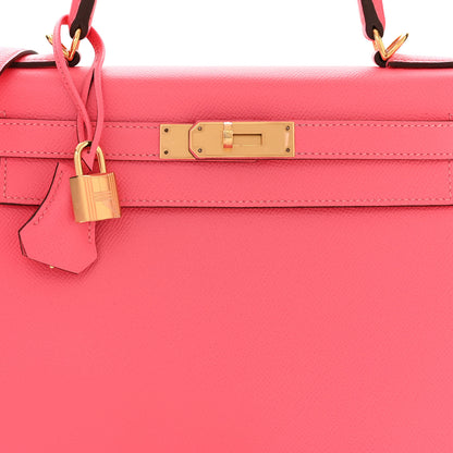 Hermes Epsom Kelly Sellier 28 Rose Azalee 8 of 10