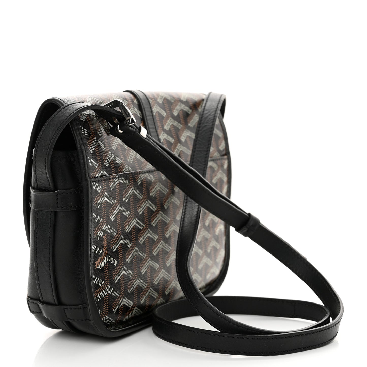 Goyardine Belvedere II PM Messenger Bag Black