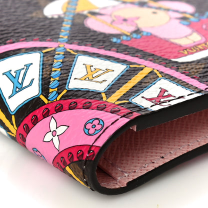 Louis Vuitton Monogram 2020 Christmas Animation Big Wheel Passport Cover Rose Ballerine 6 of 8