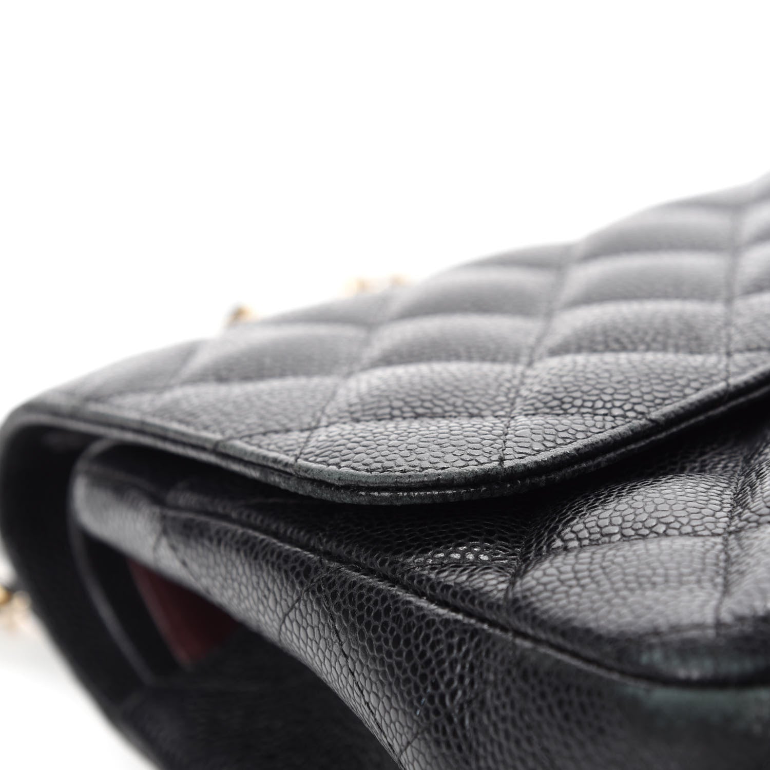 Chanel Caviar Quilted Jumbo Double Flap Black 10 of 21