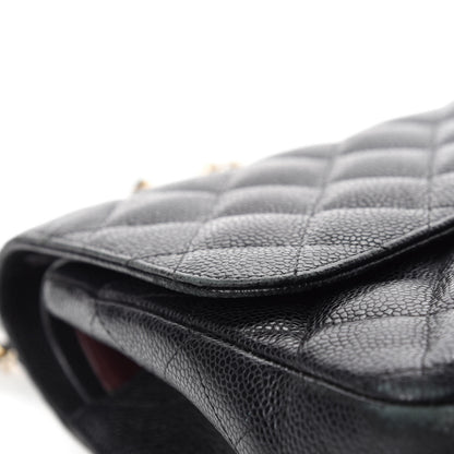 Chanel Caviar Quilted Jumbo Double Flap Black 10 of 21