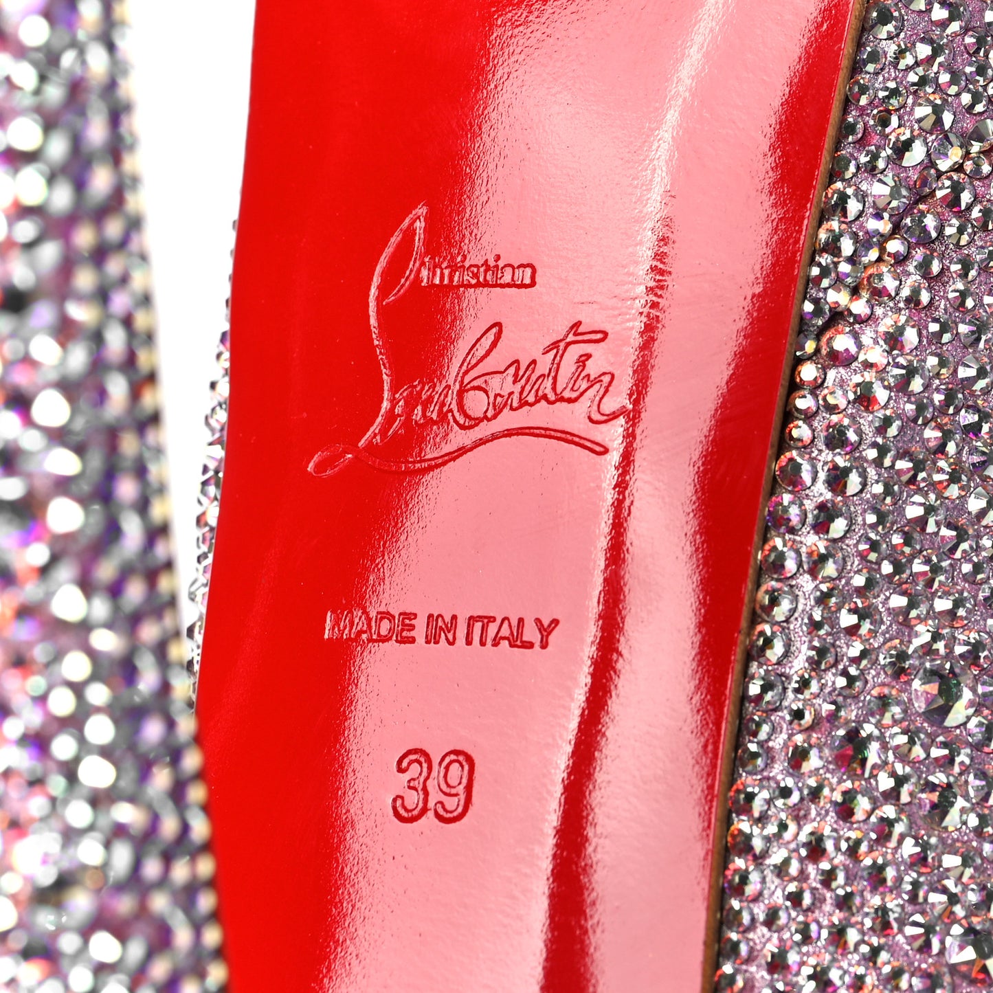 Suede Metallic Strass Lady Peep 150 Pumps 39 Aurora Borea