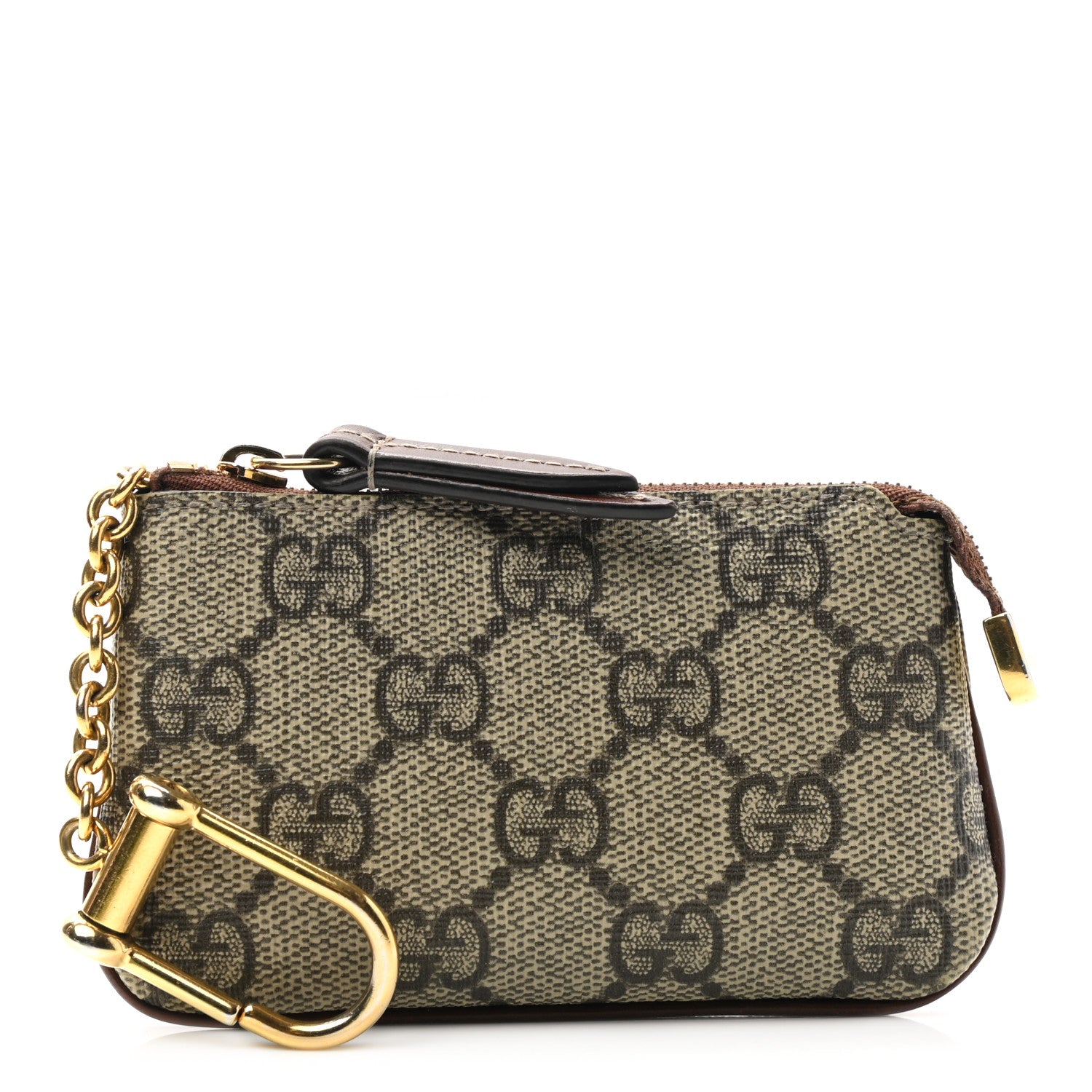 Gucci GG Supreme Monogram Key Case Brown 1 of 7