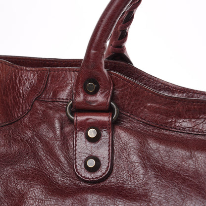 Balenciaga Agneau Classic Hardware City Dark Wine 13 of 18