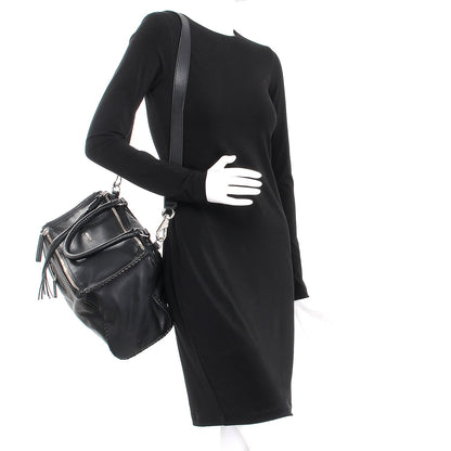 Givenchy Calfskin Medium Braided Pandora Black 2 of 8