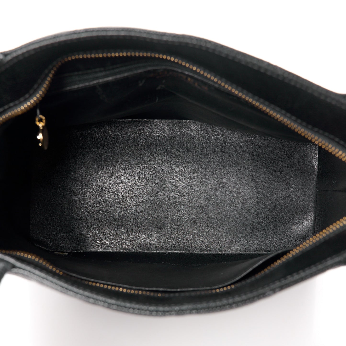 Caviar Quilted Medallion Tote Black