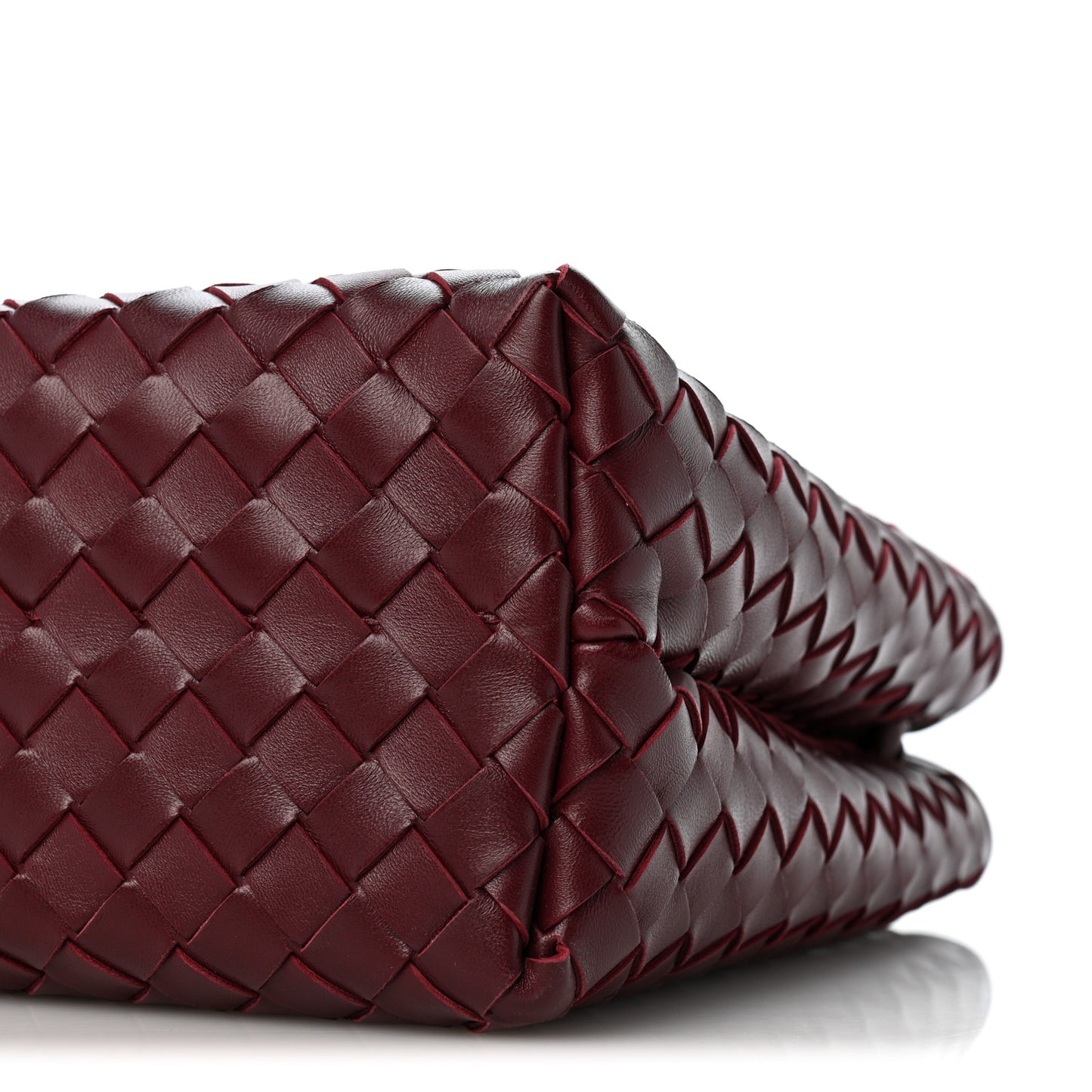 Nappa Intrecciato Medium Andiamo Shoulder Bag Barolo
